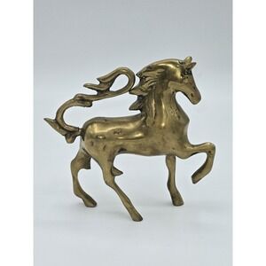 Vintage Brass‎ Unicorn Horse Figurine Missing Horn